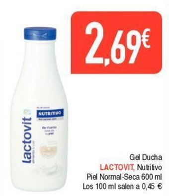 Masymas Gel ducha lactovit oferta