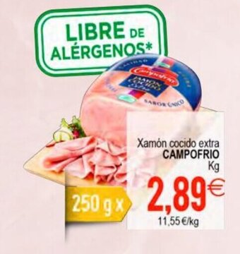 Plenus Supermercados Xamón Cocido Extra Campofrio kg oferta
