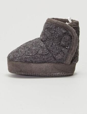 Kiabi Zapatillas de casa tipo botines de punto oferta