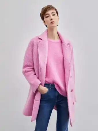 Lion of Porches Abrigo oversize de lana y mohair oferta