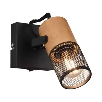 Lúzete Foco 1 luz metal negro e14 miller oferta