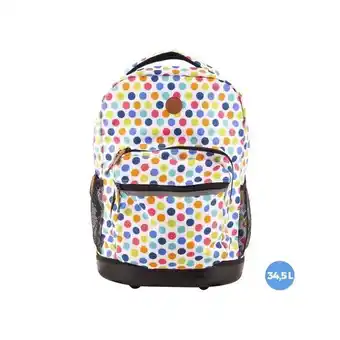 Imaginarium Mochila con ruedas de lunares oferta
