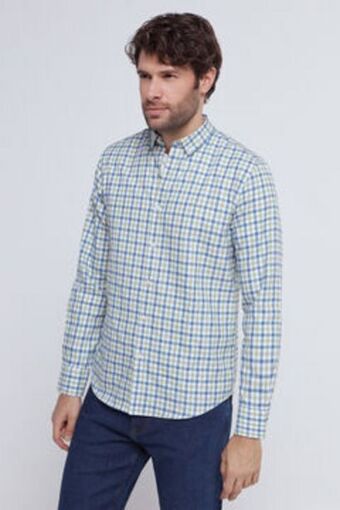 Fifty Factory Camisa oxford cuadros oferta