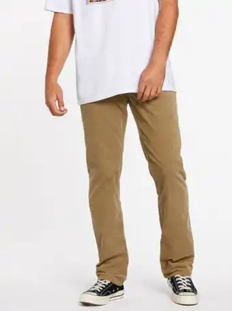 Pantalón de pana solver 5 pocket - khaki