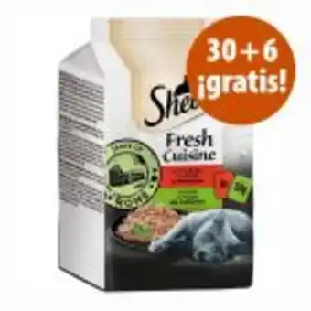 Zooplus Sheba 36 x 50 g comida húmeda para gatos en oferta: 30 + 6 ¡gratis! oferta