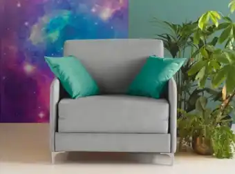 Sillón cama de 80x190 cm sistema telescópico modelo baruc