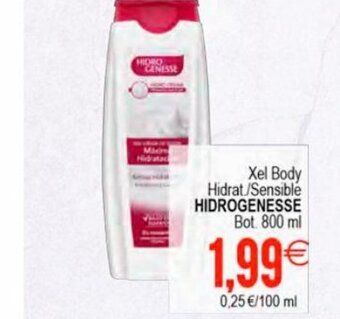 Plenus Supermercados Xel Body Hidrat/Sensible Hidrogenesse oferta