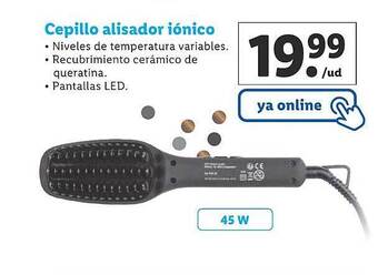 Lidl Cepillo alisador iónico oferta