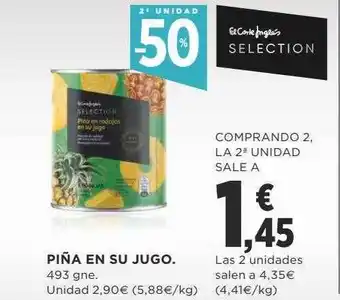 Supercor Exprés 2a unitat -50% piña en su jugo oferta