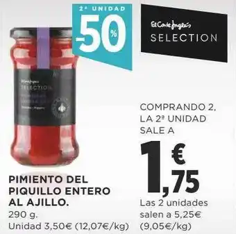 Supercor Exprés 2a unitat -50% pimiento del piquillo entero al ajillo oferta