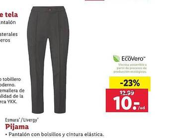 Lidl Esmara - livergy pijama oferta