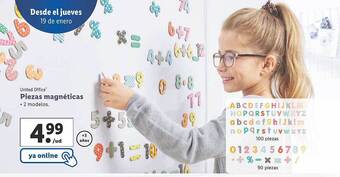 Lidl United office piezas magnéticas oferta