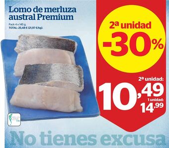 La Sirena Lomos de merluza premium oferta