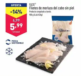 ALDI Filetes de merluza flete oferta