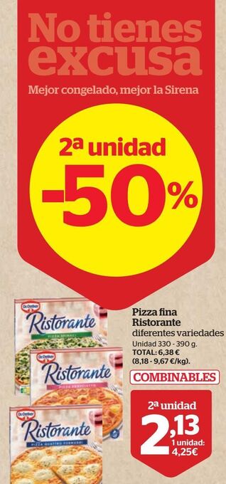 La Sirena Pizza ristorante oferta