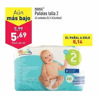 ALDI Pañales mamia oferta