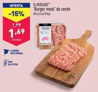 ALDI Carne picada de cerdo oferta