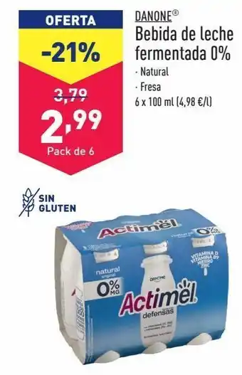 ALDI Bebidas danone oferta