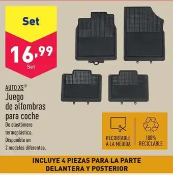 ALDI Alfombrillas coche oferta