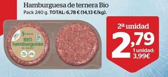 La Sirena Hamburguesas de ternera oferta