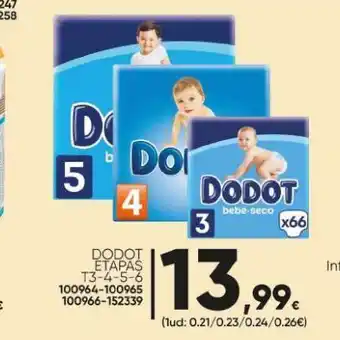 Family Cash Pañales dodot etapas 3, 4, 5, 6 oferta