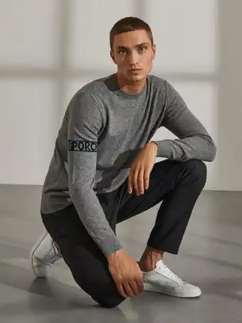 Lion of Porches Jersey de punto con branding oferta