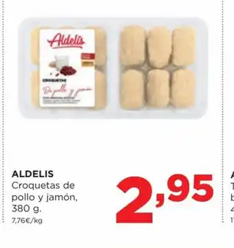 Alimerka Croquetas De Pollo Y Jamón, 380g oferta