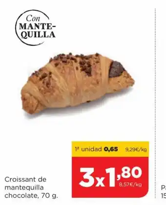Alimerka Croissant de Mantequilla Chocolate, 70g oferta