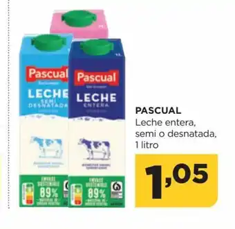 Alimerka Leche Entera Semi o Desnatada, 1 Litro oferta