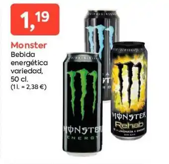 Suma Supermercados Bebida Energética Variedad, 50cl oferta