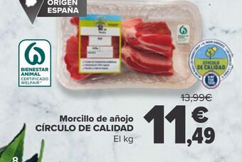 Carrefour Morcillo de añojo círculo de calidad oferta