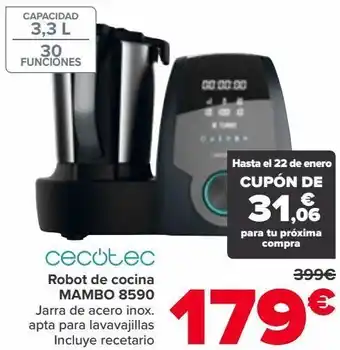 Carrefour Cecotec robot de cocina mambo 8590 oferta