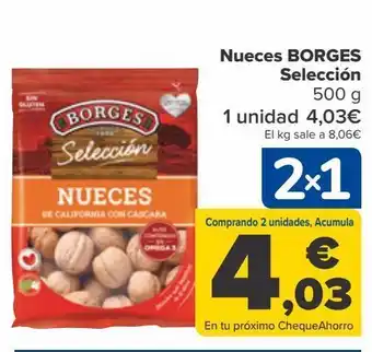 Carrefour Nueces borges selección oferta