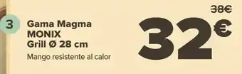 Carrefour Gama magma monix grill 28 cm oferta