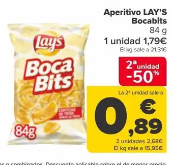 Carrefour Aperitivo lay's bocabits oferta