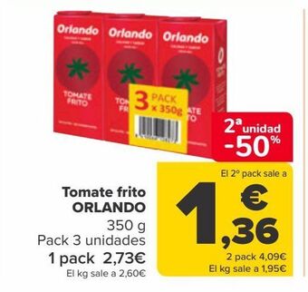 Carrefour Tomate frito orlando oferta