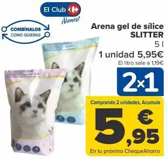 Carrefour Arena gel de sílice slitter oferta