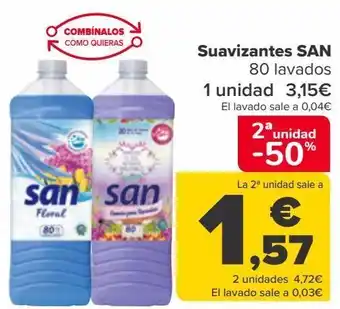 Carrefour Suavizantes san oferta