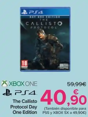 Carrefour Xbox one, ps4 the callisto protocol day one edition oferta