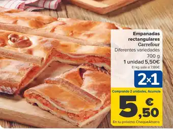 Carrefour Empanadas rectangulares carrefour oferta
