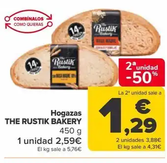 Carrefour Hogazas the rustik bakery oferta