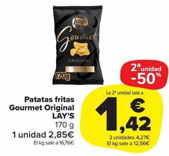 Carrefour Market Patatas fritas gourmet original lay's oferta