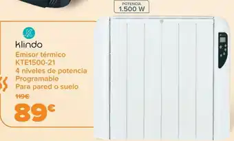 Carrefour Klindo emiro térmico kte1500-21 oferta