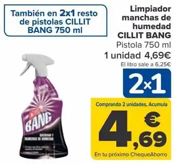 Carrefour Limpiador manchas de húmedas cillit bang oferta