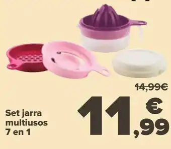 Carrefour Set jarra multiusos 7 en 1 oferta