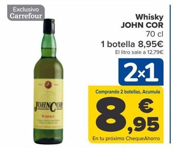 Carrefour Whisky john cor oferta