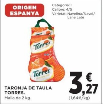 Hipercor Taronja De Taula Torres oferta