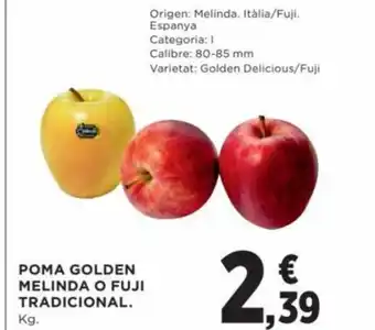 Hipercor Poma Golden Melinda O Fuji Tradicional oferta