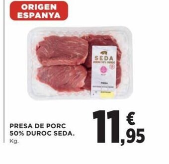 Hipercor Presa De Porc 50% Duroc Seda oferta