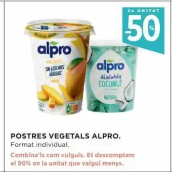 Hipercor Postres Vegetals Alpro oferta